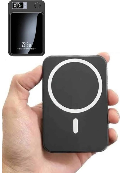 Teknorod Magsafe Hızlı Şarj 10.000 Mah Wireless Şarj Powerbank Android ve Ios Uyumlu