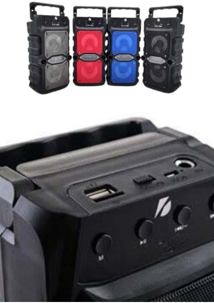 Çift Çıkışlı Güçlü Bataryalı Kablosuz Yüksek Ses Kaliteli Bluetooth Hoparlör