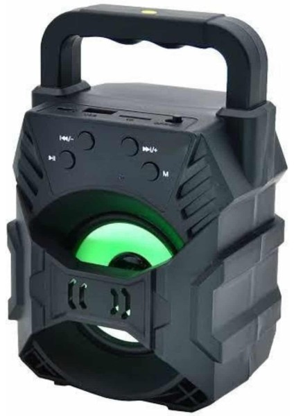 Işıklı Bluetooth Hoparlör Ses Bombası Taşınabilir Yüksek Ses Kaliteli Radyo Özelliği