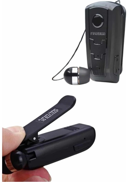Mikrofonlu Makaralı Bluetooth Kulakiçi Kulaklık Android ve Ios Uyumlu
