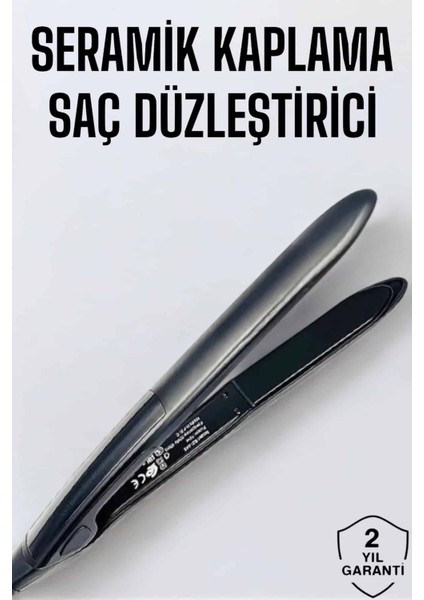 Teknorod Saç Düzleştirici LED Ekranlı Isı Ayarlı Seramik Kaplama Profesyonel