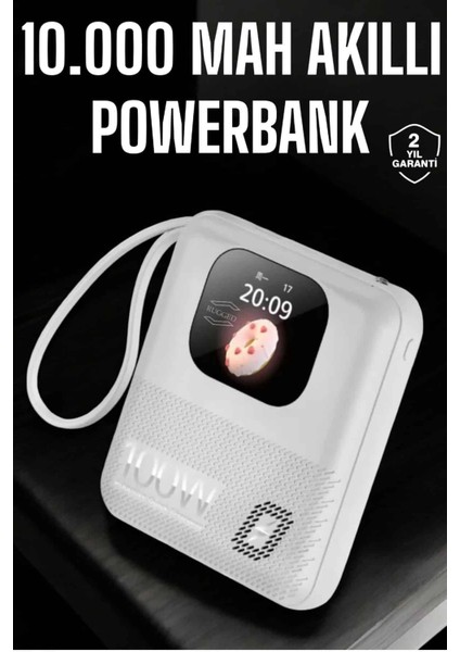 Teknorod Powerbank Ekranlı Çok Fonksiyonlu Müzik Dinleme Kitap Okuma