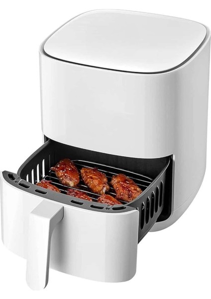 Hava Fritözü 4l Airfryer Pratik Uzun Ömürlü Yağsız Pişirme Taşınabilir