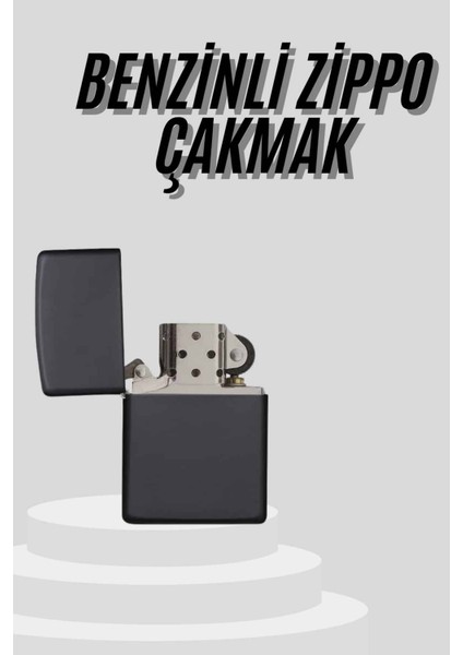 Çakmak Parlak Siyah Doldurulabilir Hedyelik Eşya