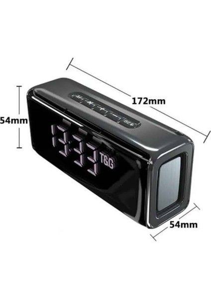 Teknorod Dijital Göstergeli Bluetooth Hoparlör Speaker Taşınabilir Kancalı Saat Göstergeli modelleri