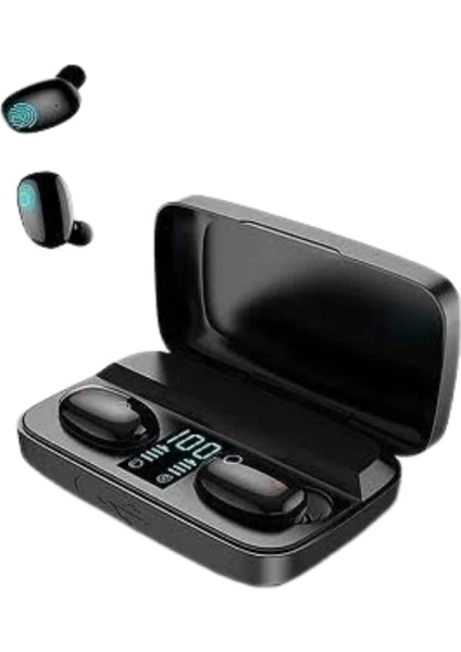 Kablosuz Bluetooth Kulaklık Android ve Ios Uyumlu LED Göstergeli Powerbankli