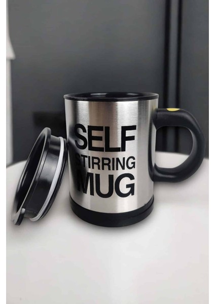 Teknorod Yazılı Mug Kupa Karıştırıcı Özelliği Ve Paslanmaz Çelik modelleri
