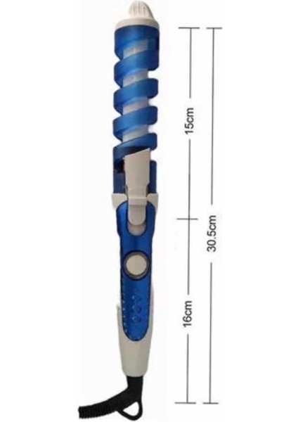 16 mm Spiral Saç Maşası Kalın Bukle Profesyonel Maşa