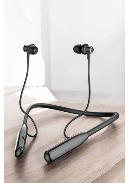 Teknorod Boyun Askılı Bluetooth Kulaklık Uzun Şarj Süreli Dijital Göstergeli Kablolu fırsatları