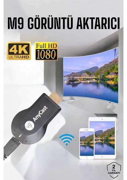 Teknorod M9 Plus Görüntü Aktarıcı Wifi Aktarıcı Hd Görüntü Kalitesi