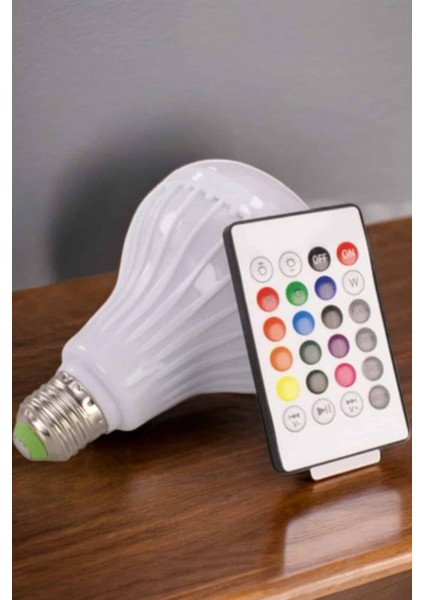Teknorod Kablosuz Bluetooth Hoparlör LED Lamba