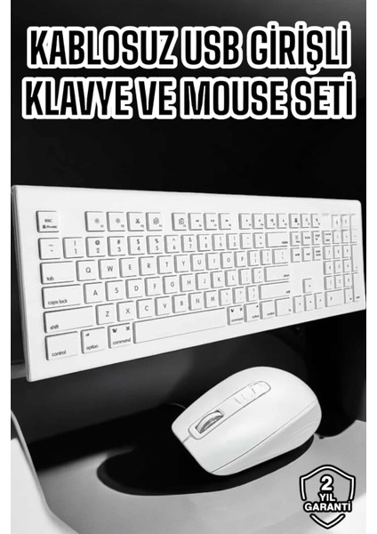 Teknorod Q Klavye Klavye ve Mouse Seti USB Girişli Kablosuz