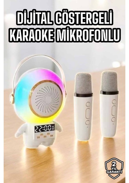 Teknorod Çocuklara Özel Kablosuz Bluetooth Bağlantılı Karaoke Mikrofon