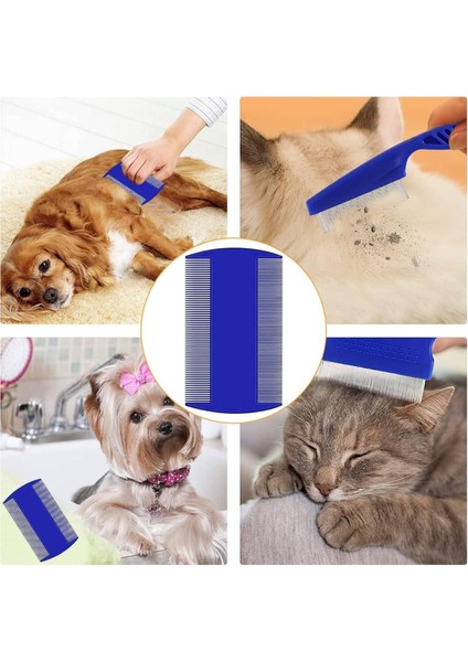 Teknorod Evcil Hayvan Tarak Seti 4'lü Bit Tarağı Ked Köpek Tüyüne Uygun indirimleri