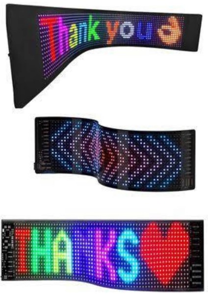 Digital Araba Yazısı Ekran Matrix En Büyük Boy 16X96 Matrix LED Panel