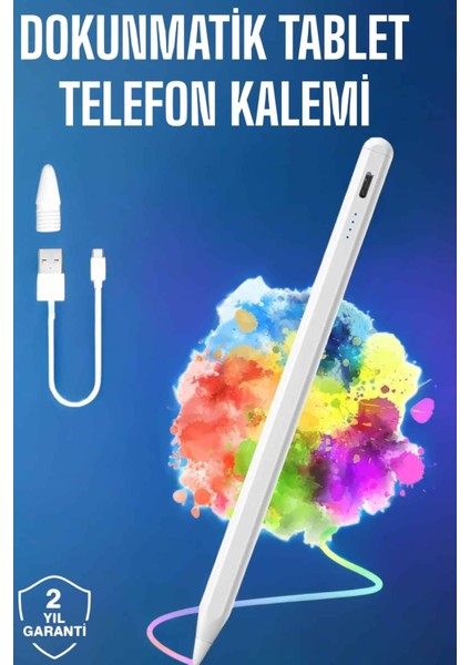Teknorod Tablet Kalemi Ios Android Windows Uyumlu Yedek Uçlu Universal Çizim Kalemi