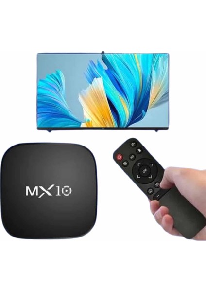 Akıllı Tv Kutusu Mx Box Android 7.1 Tv Kutusu 2.4g Wifi