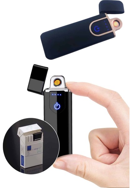 Çakmak USB Şarj Rüzgardan Etkilenmez Elektronik Çakmak