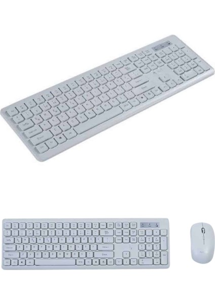 2.4 Ghz Wireless Kablosuz Klavye Mouse Seti Tv Pc Uyumlu