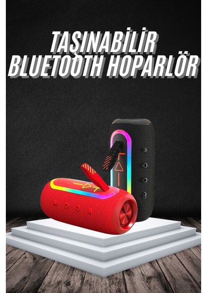 Bluetooth Hoparlör USB Şarjlı Uzun Pil Ömrü Android ve Ios Uyumlu Renkli
