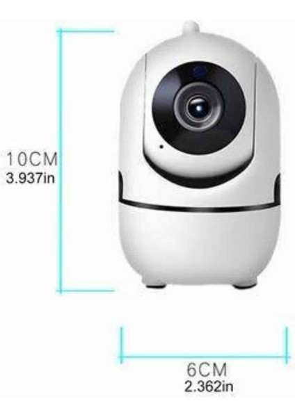 Baby Kamera Kablosuz 720P Beyaz 360 Derece Wifi Kamera Full Hd 1080P fiyatları