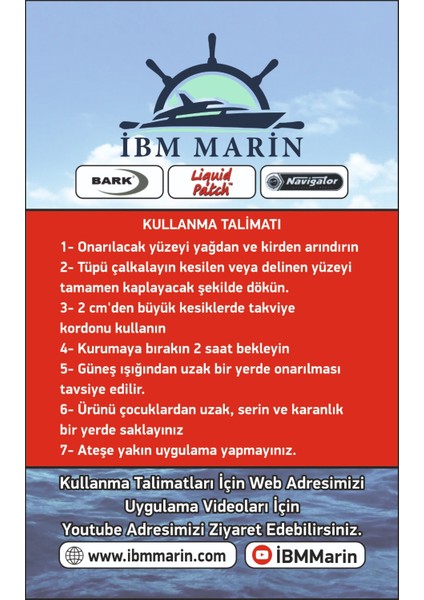 Sıvı Pvc Yama şişme bot yapıştırıcı
