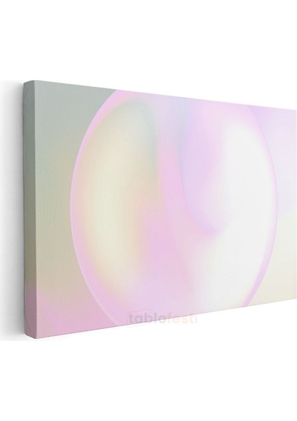 Pastel Küre - Yumuşak Geçişli Minimalist Kanvas Tablo modelleri