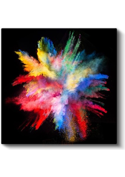Renkli Galaksi - Dinamik Patlama Efekti Kanvas Tablo fiyatları