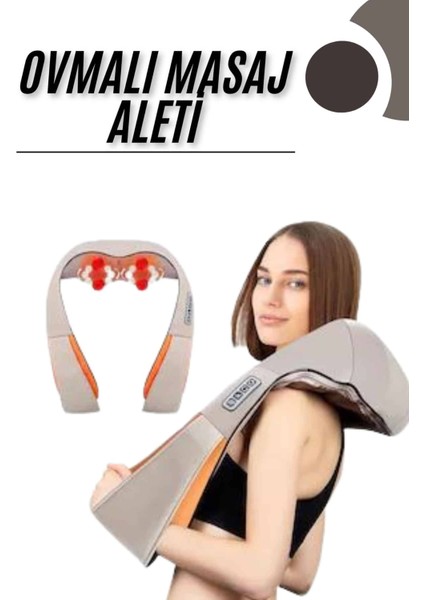 Teknorod Ovmalı Isıtmalı Boyun Bel Omuz Sırt Masaj Aleti ve Masaj Cihazı