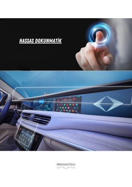 Togg T10X Ekran Koruyucu Dijital Gösterge Bilgi Multimedya Uyumlu Bütün Set 9h Nano Ekran Koruyucu fırsatları