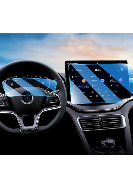 Byd Seal U Dm I 2024 2025 Model Navigasyon ve Dijital Gösterge Uyumlu Set 9h Nano Ekran Koruyucu