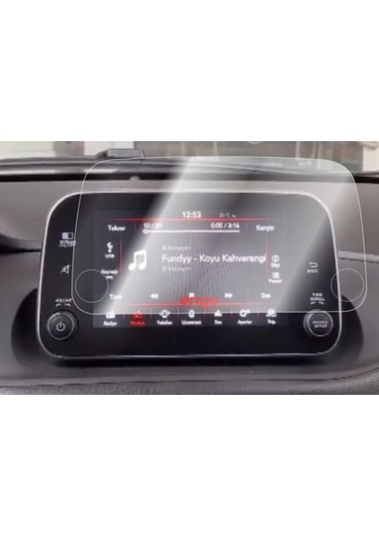 Fiat Egea Easy 7 Inç Ekran Koruyucu Multimedya Navigasyon