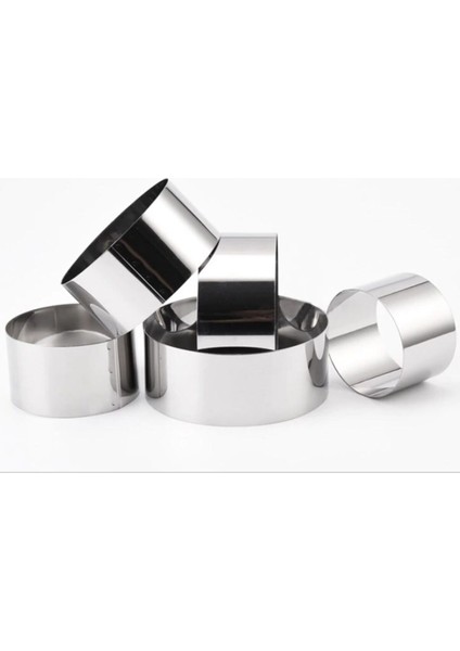 Yuvarlak Kek Kalıbı 5 Li Set Derinlik 8 cm fırsatları