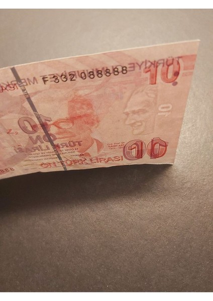 39963680EB01AEBE55 10TL Güzel Numara Ççt Tc Kağıt Para
