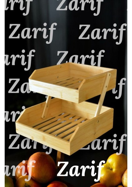Bambu 2 Katlı Meyvelik - Bambu Katlı Sunumluk fırsatları