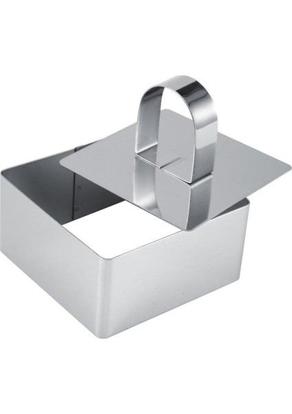 Narkalıp Kare Parfe Kek Kalıbı En-8 cm Derinlik 5 cm 2 Li Set modelleri