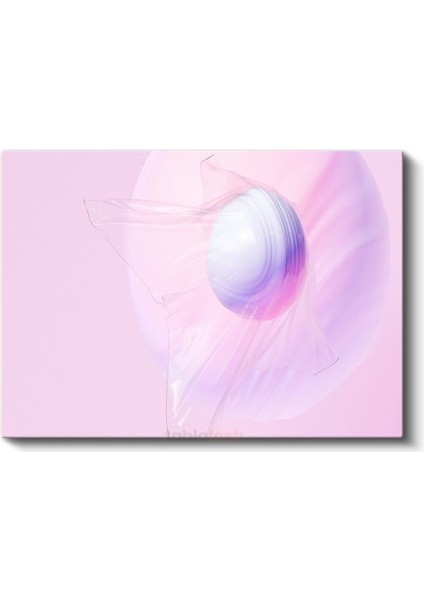 Pembe Sonsuzluk - Yumuşak Minimalist Soyut Kanvas Tablo fiyatları