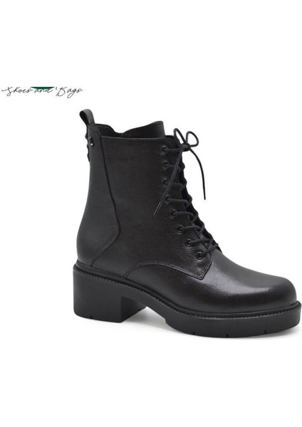 Venüs 2454603K Platform Topuk Hafif Deri Kadın Postal Bot