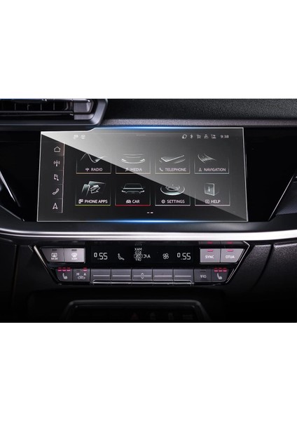 Audi A3 2021-2024 Model 10.1 Inç Multimedya Navigasyon Uyumlu 9h Nano Ekran Koruyucu