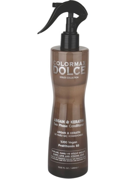 New Series Argan&keratin Iki Fazlı Saç Kondisyoner / Sprey / Fön Suyu 400 ml 1 Adet