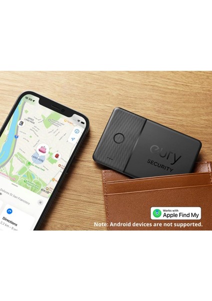 Eufy Security Track Card Apple Cihazımı Bul ile Uyumlu Takip Cihazı T87B2