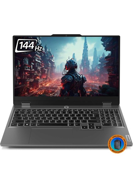 Loq 83DV0117TR002 I7-13650HX 16GB 512SSD RTX4050 15.6" Fhd Freedos Taşınabilir Bilgisayar-CNT003