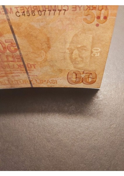 39963680EB081B5E3A 50TL Güzel Numara Çt Tc Kağıt Para fırsatları