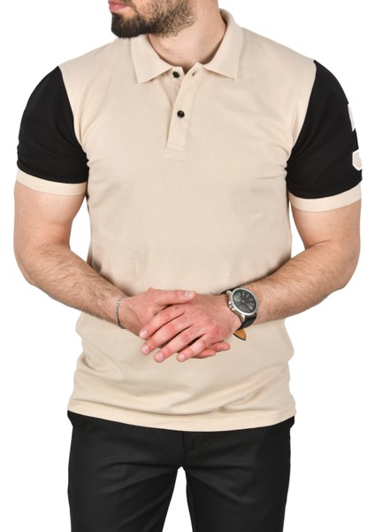 Dar Kesim Pamuklu Polo Yaka Tişört Slim Fit Nefes Alan Kıvrılmaz Polo Yaka Tişört 2503022 fırsatları