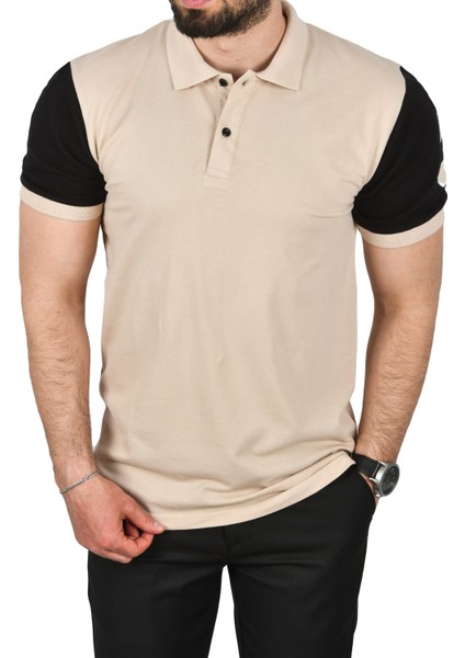 Dar Kesim Pamuklu Polo Yaka Tişört Slim Fit Nefes Alan Kıvrılmaz Polo Yaka Tişört 2503022 indirimleri