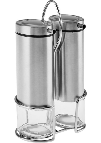 Şık ve dayanıklı gri standlı yağlık ve sirkelik seti, 3 parça, 250-499 ml. fırsatları