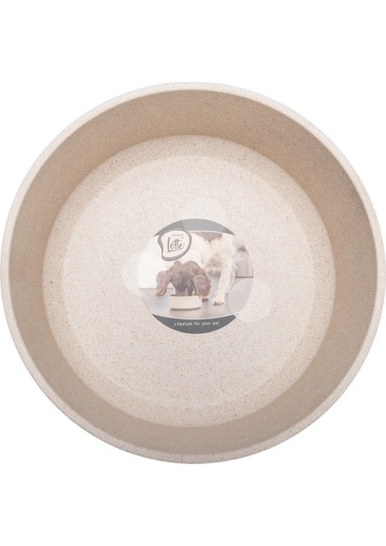 Dbl Köpek Mama Su Kabı, Bambu, Bej, 21CM, 1430ML Dpmah fırsatları