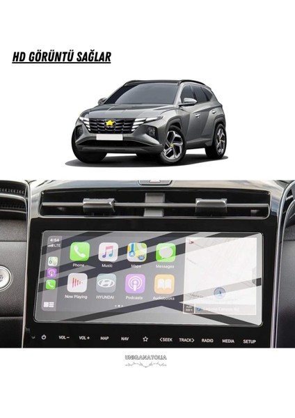 Hyundai Tucson 2021 10.25 Inç Navigasyon ve Multimedya Uyumlu Nano Ekran Koruyucu modelleri
