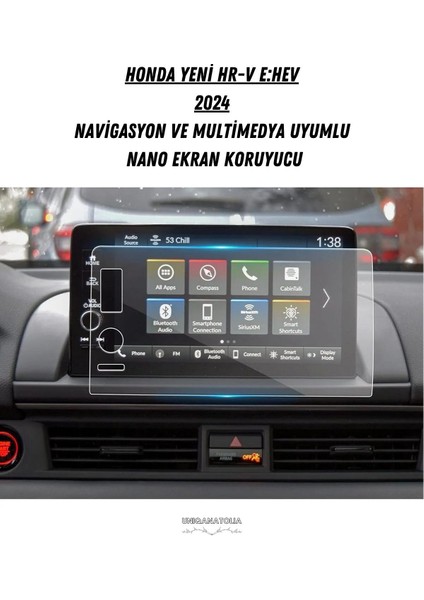 Honda Yeni Hr-V E:hev 2024 Navigasyon ve Multimedya Uyumlu Nano Ekran Koruyucu