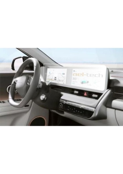 Hyundai Ionıq 5 Dijital Gösterge ve Navigasyon 12.3 Inç Uyumlu Nano Ekran Koruyucu 2023 2024